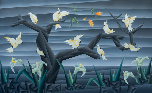 Nine Flying Birds